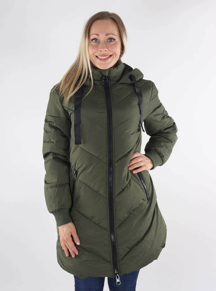 JDY gepolsterte Jacke olivgrün - Damen Winterjacken - 134476 - 1