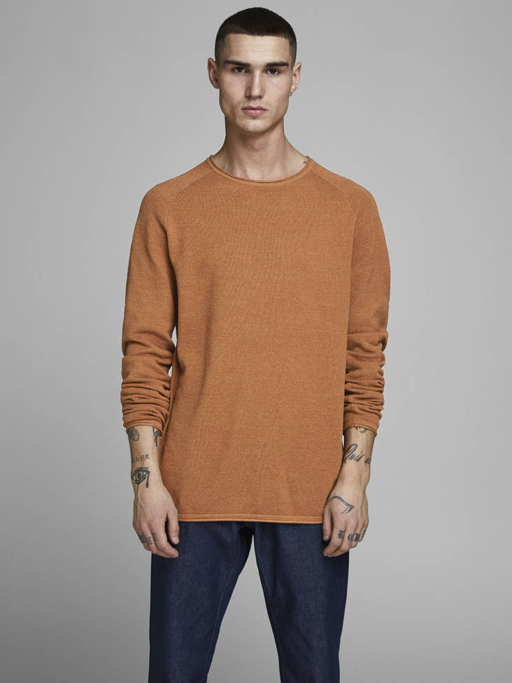 Jack&Jones Pullover Hill umber - Herren Strickwaren - 129926 - 1