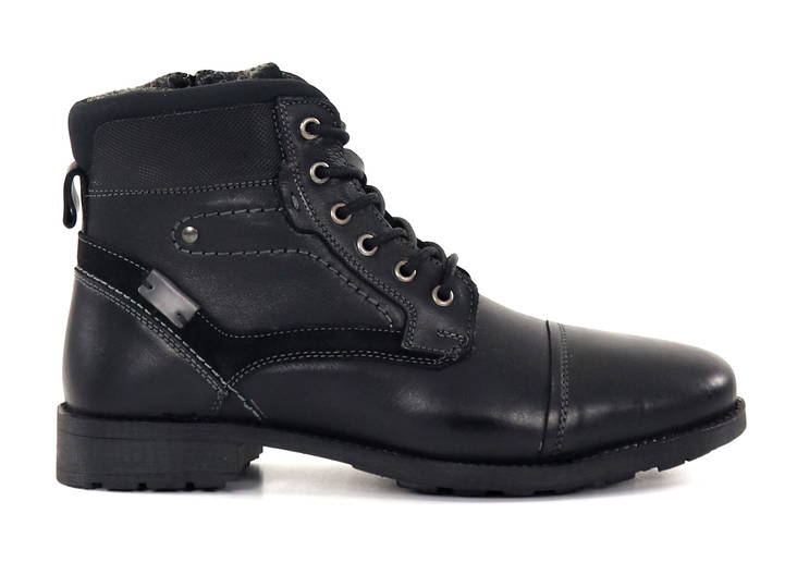 Migant L935-1 Herren Leder Stiefeletten Schwarz - Herrenstiefel und -stiefeletten - 134686 - 1