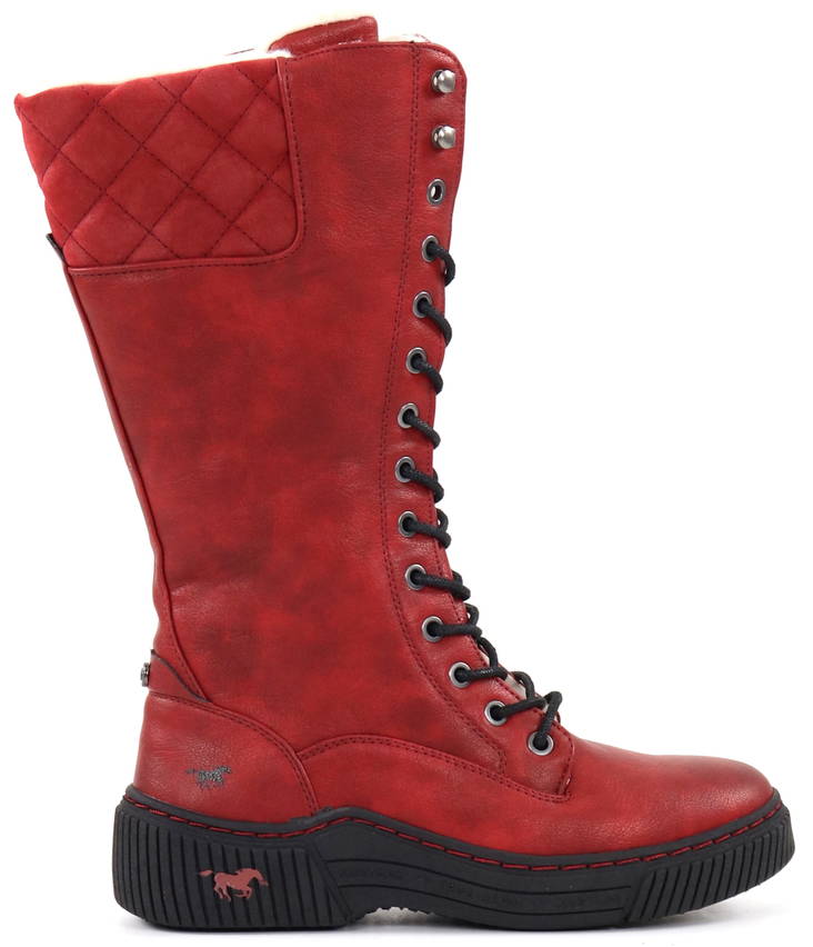 Mustang Stiefel 1436-603-5 rot - Damen Stiefel - 132446 - 1