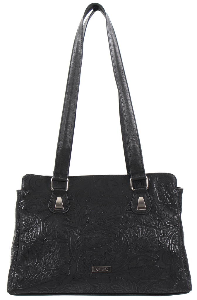 Nabo Schultertasche L2323, Schwarz - Handtaschen - 130676 - 1