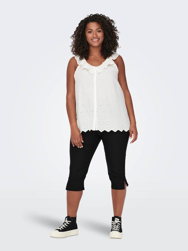 Only Carmakoma Capris Lila Schwarz - Damen Shorts und Capris - 133736 - 1