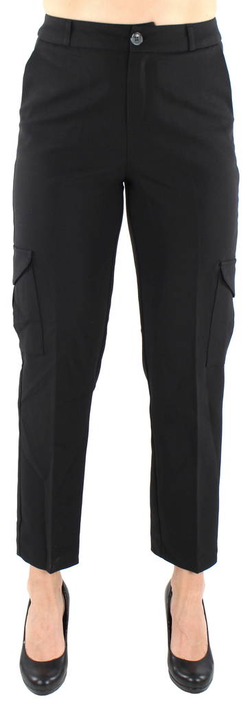 Only Hose Flirt hw ankle Cargo, Schwarz - Damenhosen - 124116 - 1