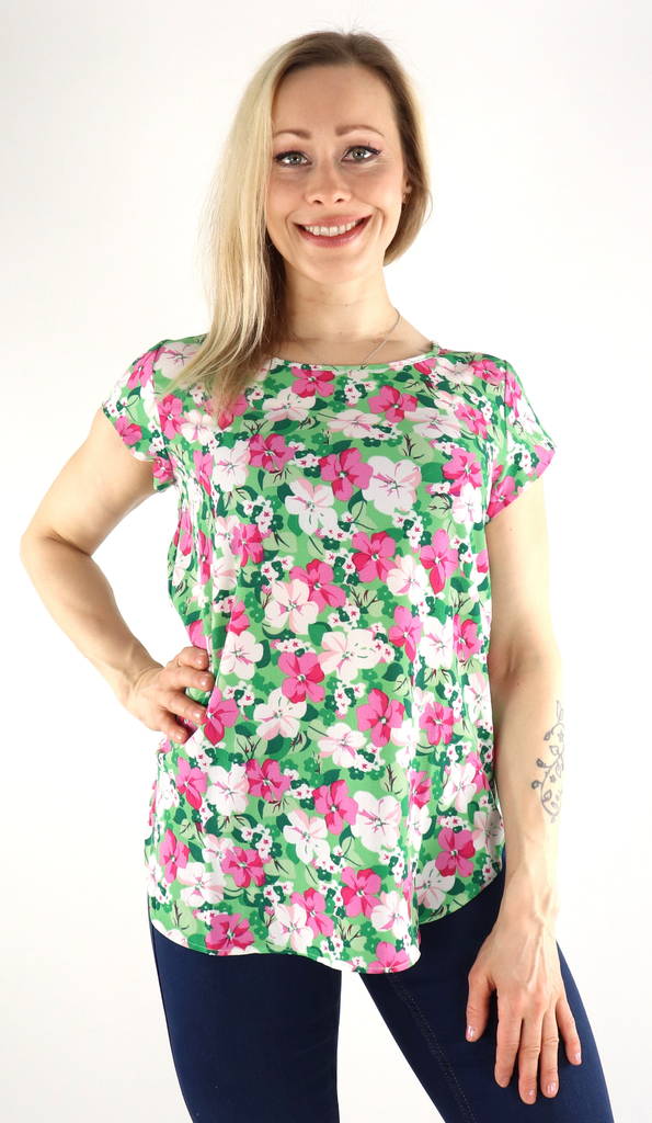 Only T-Shirt Nova Sommergrün/Frühling - Damen T-Shirts - 133596 - 1