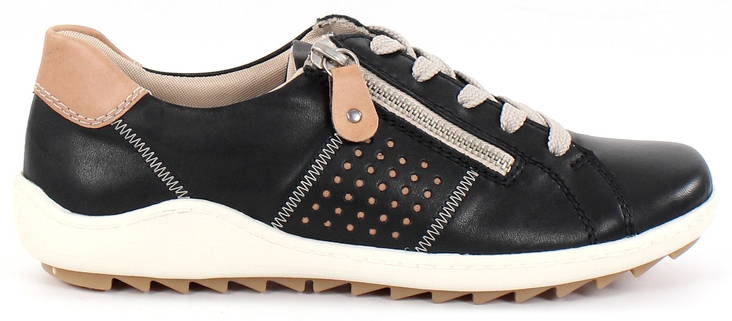 Rieker Remonte Walking-Schuhe R1417-01, Schwarz - Rieker walkingschuhe - 128016 - 1