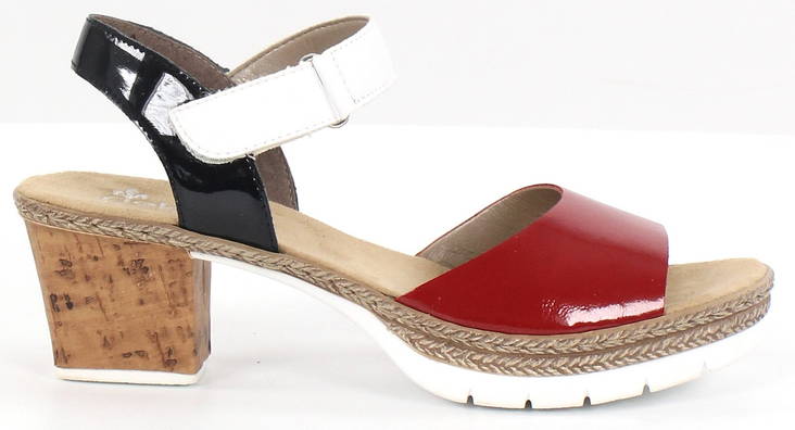 Rieker Sandalen V2953-33, Blau/Rot/Weiß - Rieker Sandalen - 125976 - 1