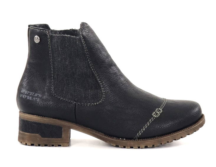 Rieker Damen Stiefeletten 70354-00 schwarz - Rieker Stiefeletten - 134746 - 1