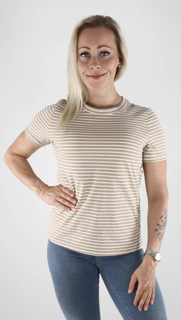 Vero Moda T-Shirt Paula Streifen - Damen T-Shirts - 128766 - 2