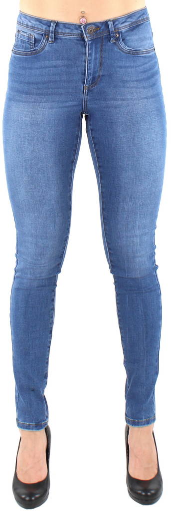 Vero Moda Damen Stretch-Jeans mit Paspel VI349, Blau - Damen Jeans - 124316 - 1