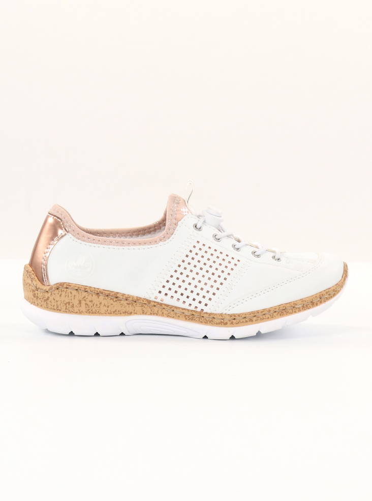 Rieker Damen Spazier- und Freizeitschuhe N42G8-80 weiß - Rieker walkingschuhe - 135976 - 1
