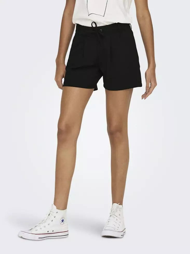 JDY Damen Shorts New Pretty Schwarz - Damen Shorts und Capris - 136486 - 1