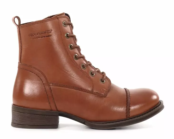 Ten Points Damen Stiefeletten 60166 Pandora Cognac - Damen Stiefeletten - 136566 - 1