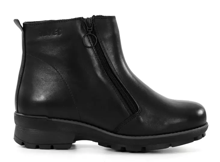 Ilves Damen Leder-Stiefeletten 8292-D XXL Schwarz - Damen Stiefeletten - 137336 - 1