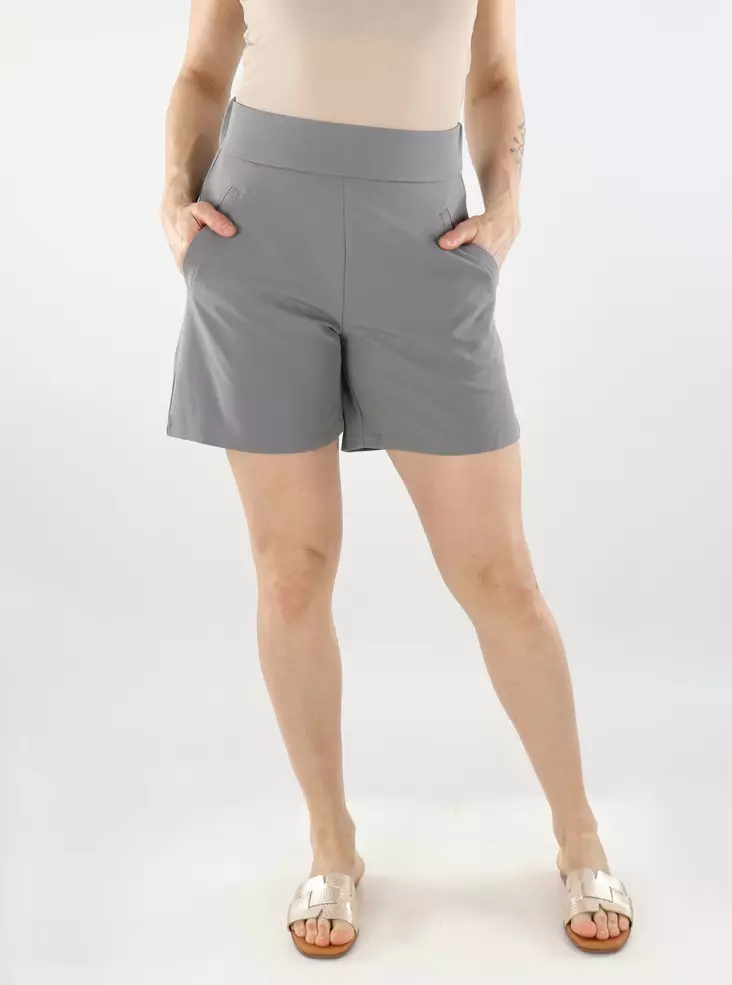 JDY Damen Shorts Stahlgrau - Damen Shorts und Capris - 138526 - 1