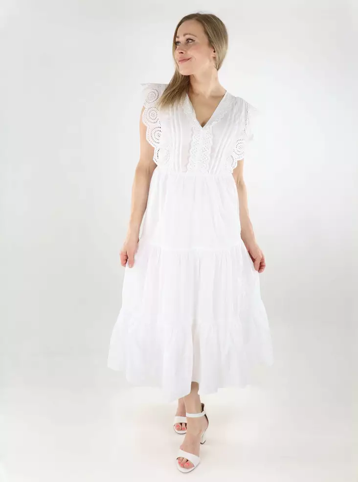 JDY Spitzenkleid Spitze strahlendes Weiß - Kleider und Tuniken - 138596 - 1