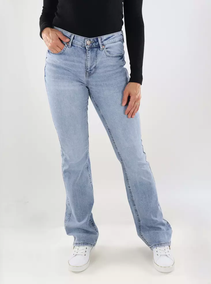 Vero Moda weiter Schnitt Jeans VMFLASH MR Pocket Hellblau - Damen Jeans - 139196 - 1