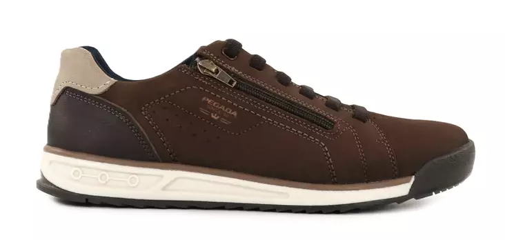Pegada Herren Leder Sneakers 112503-10 Schokoladenbraun - Herren Sneaker - 139606 - 1