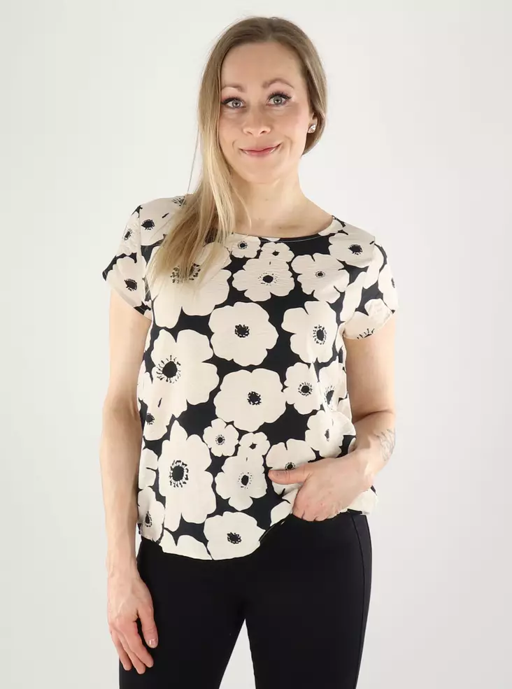 JDY T-Shirt LIFE schwarz - Damen T-Shirts - 141166 - 1