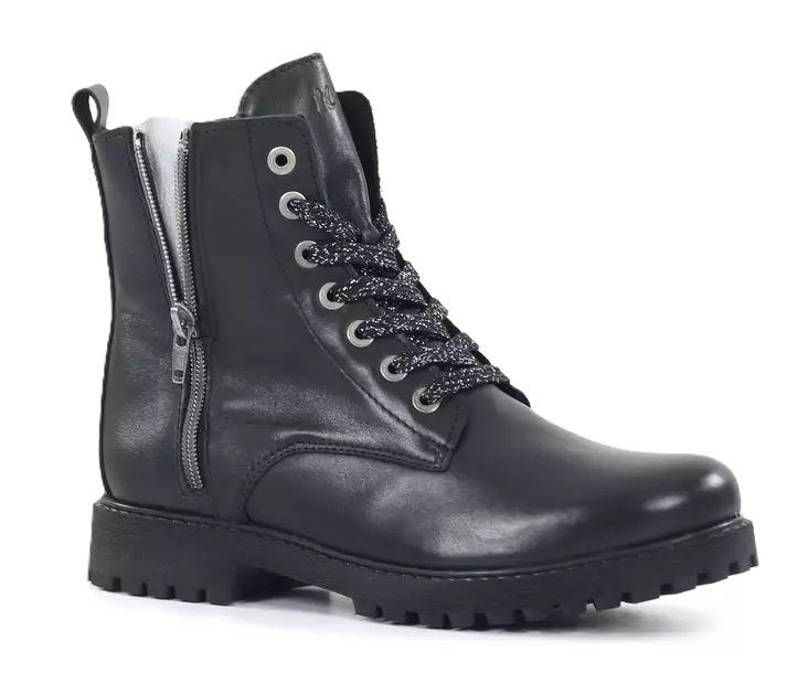 Ilves Ankle Boots 8756 Schwarz/Silber - Damen Stiefeletten - 142026 - 1