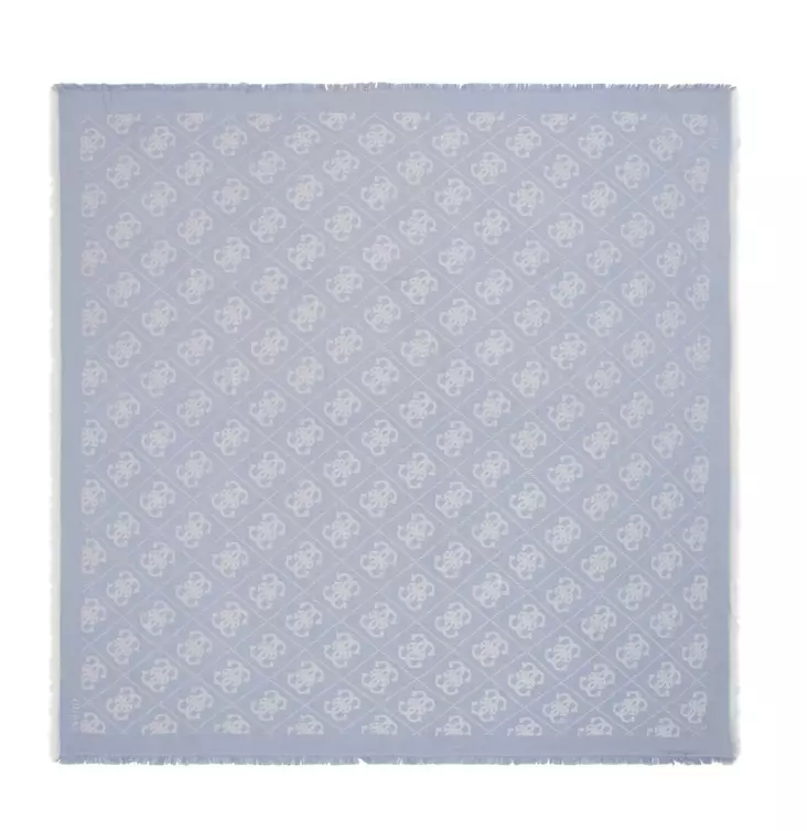 Guess Schal Noelle Kefiah hellblau mit Logo - Damen Schals - 136456 - 1