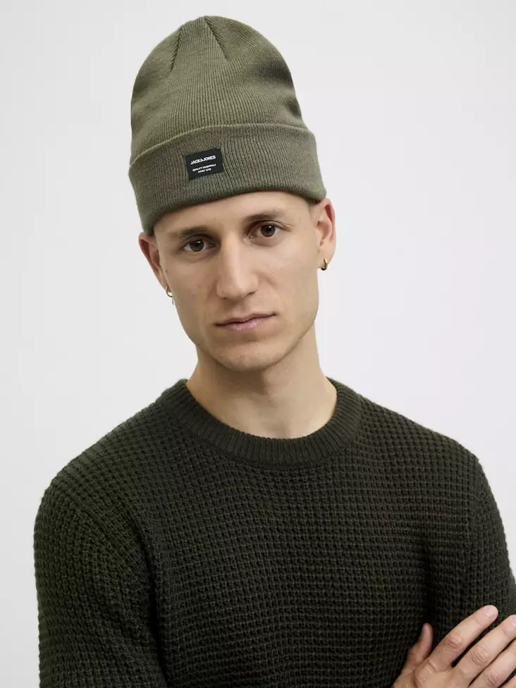 Jack&Jones Herren Mütze Dna Beanie stauboliv - Herrenhandschuhe, Schals, Kopfbedeckungen - 140046 - 1