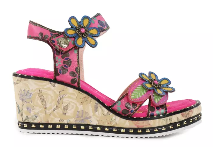 Laura Vita Damen High-Heel Sandalen Ballon 08 Fuchsia - Damen Sandalen - 140766 - 1