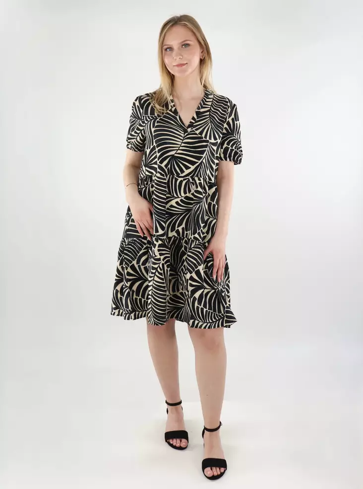 Nur gemustertes Kleid ONLNOVA schwarz/611 la pal - Kleider und Tuniken - 138476 - 1