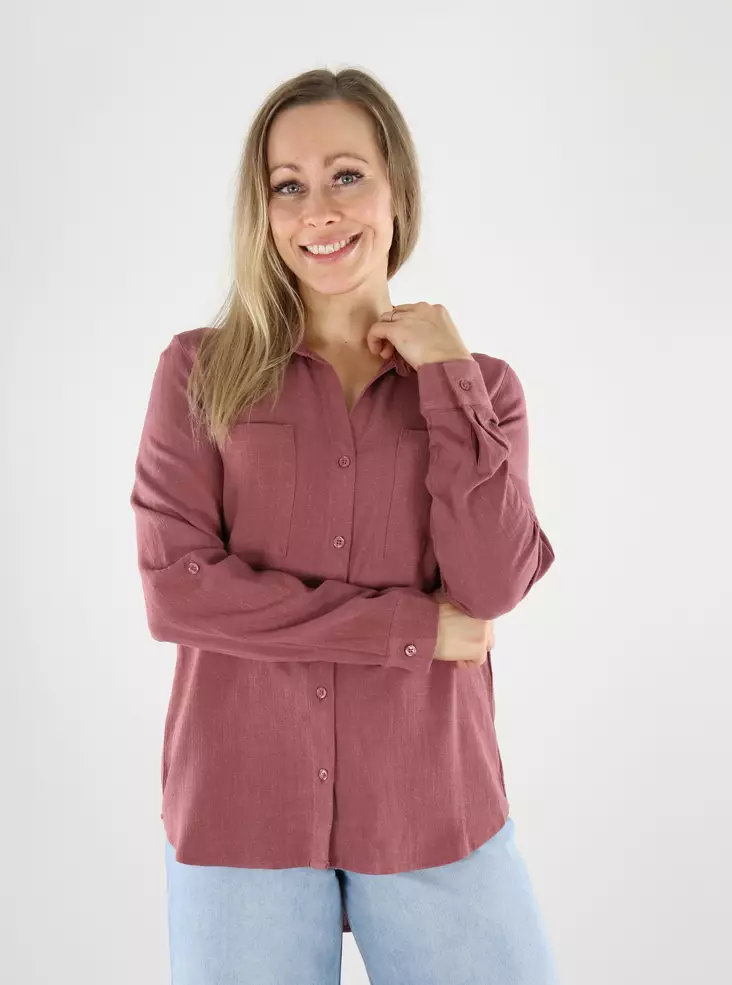 Only Hemdbluse Rosebraun - Damenblusen und -hemden - 140746 - 1