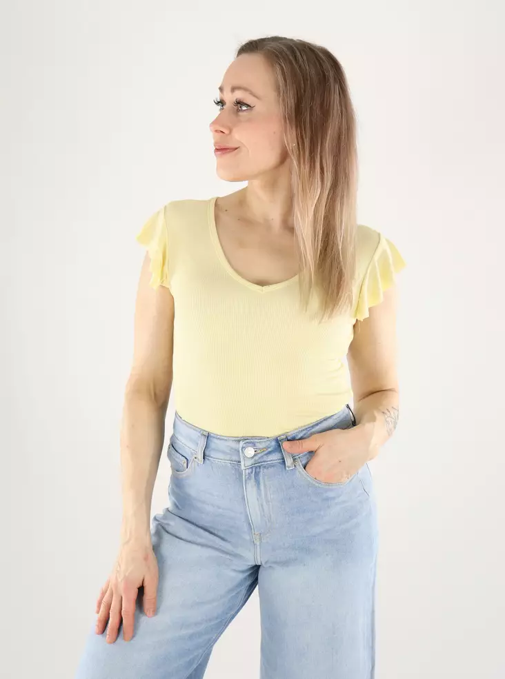 Only Top mit kurzen Ärmeln Sonnenlicht - Damen Tops - 140866 - 1