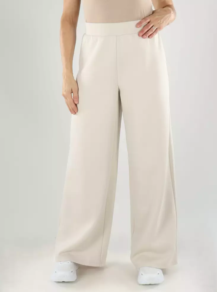 Only Play Hose ONPLOUNGE LIFE HW WIDE SWT PNT Putzstein - Damen Sporthosen - 141476 - 1