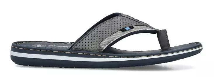 Rieker Herren Flip-Flops 21084-42 Grau - Herrensandalen - 140776 - 1