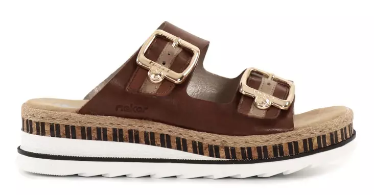 Rieker Damen-Mules V7955-24 braun - Rieker Hausschuhe - 137966 - 1