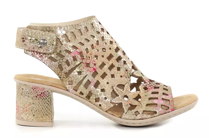 Rieker Damen High-Heel Sandalen 64780-90 mehrfarbig - Rieker Sandalen - 137946 - 1