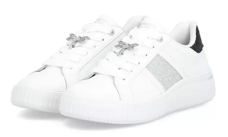 Rieker Remonte Damen Sneakers/Walking Schuhe Weite D3E02-80 Weiß - Rieker walkingschuhe - 140256 - 1