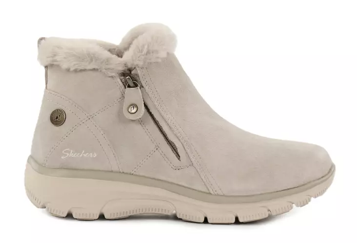 Skechers Damen Weitschnitt Stiefeletten 168042/TPE EASY GOING - HIGH ZIP 2 taupe - Damen Stiefeletten - 139386 - 1