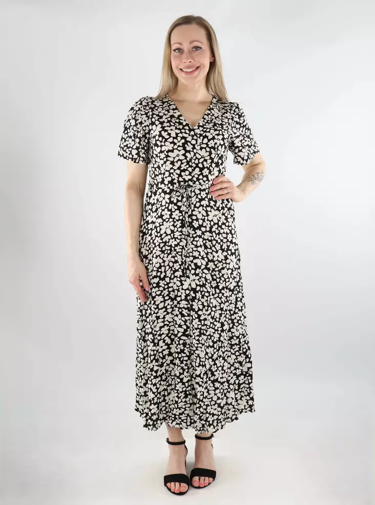 Vero Moda Blumenkleid schwarz/Sussie Sno - Kleider und Tuniken - 138126 - 1