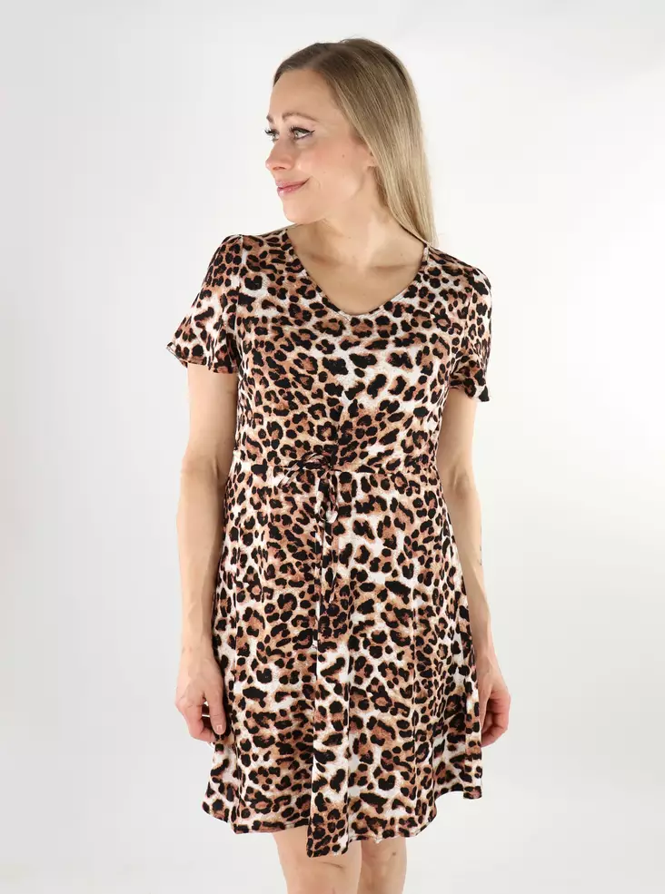 Vero Moda Kleid VMEASY Joy tan/leo - Kleider und Tuniken - 138576 - 1