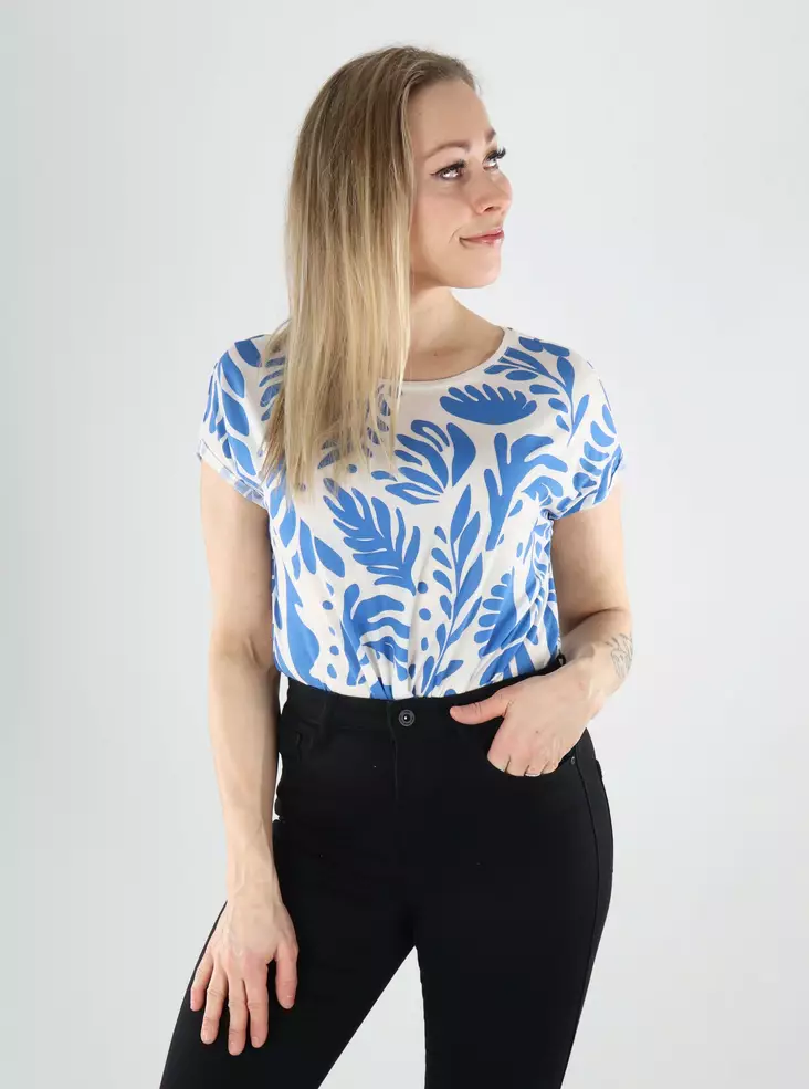 Vero Moda Damen T-Shirt Schneeweiß/Bobby - Damen T-Shirts - 140316 - 1