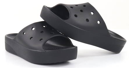 Crocs Classic Plattform-Slide schwarz 208181-001 - Pantoletten - 133547 - 2