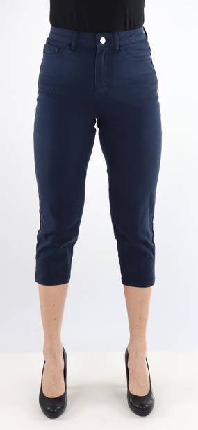 Vila Capris Needie hw lang navy Blazer - Damen Shorts und Capris - 130857 - 1