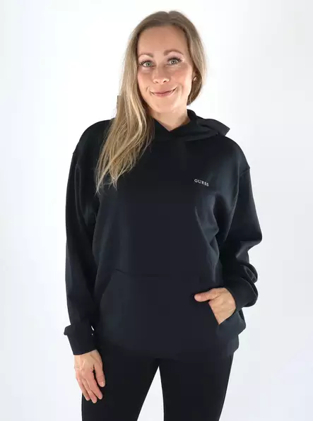 Guess Hoodie Nat V6YQ27K5146-JBLK Schwarz - Damen Hoodies und Sweatshirts - 141397 - 1