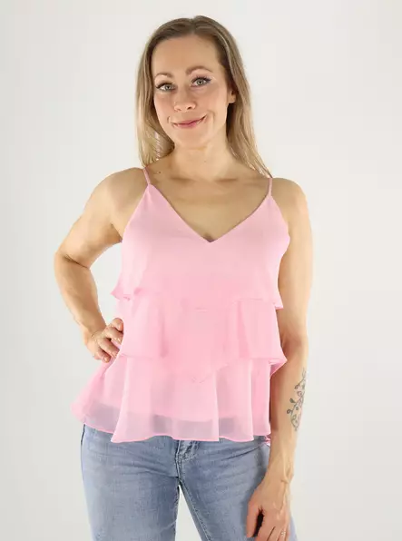 Only Top Rüschentop Romantik Rose - Damen Tops - 140927 - 1