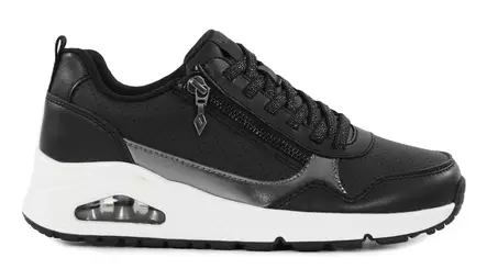 Skechers Damen Sneakers 177873/BLK UNO - METALLIC SLIDERS schwarz - Skechers Sneaker - 140487 - 1