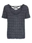 Only Carmakoma T-Shirt Bandana Blau / Gepunktet - Damen T-Shirts - 133757 - 2