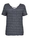 Only Carmakoma T-Shirt Bandana Blau / Gepunktet - Damen T-Shirts - 133757 - 1