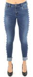 Only Jeans Reg Studank, Blau - Damen Jeans - 121697 - 1