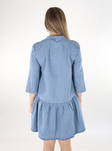 Only Denim Kleid Chicago 3/4 hellblau - Kleider und Tuniken - 135907 - 2
