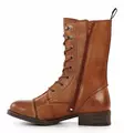 Ten Points Damen echte Leder Stiefeletten 60409 Pandora Cognac - Damen Stiefeletten - 137297 - 2