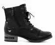 Mustang Damenschuhe Stiefeletten 1229-513-9 schwarz - Damen Stiefeletten - 137337 - 1