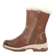 Migant Leder Stiefeletten mit rutschfesten Sohlen L920-58 braun - Damen Stiefeletten - 137387 - 2